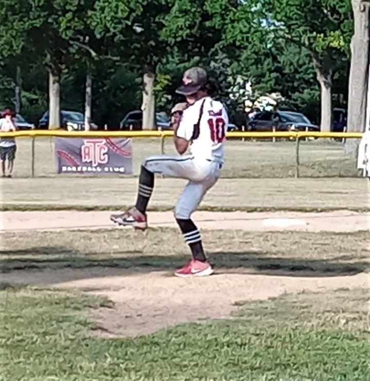 JJ Renaud on the mound for East Providence