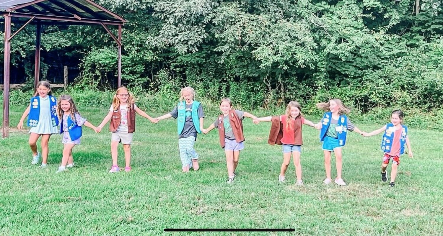 Rehoboth Girl Scout Troop 338 enjoyed their first meeting back together after summer break!