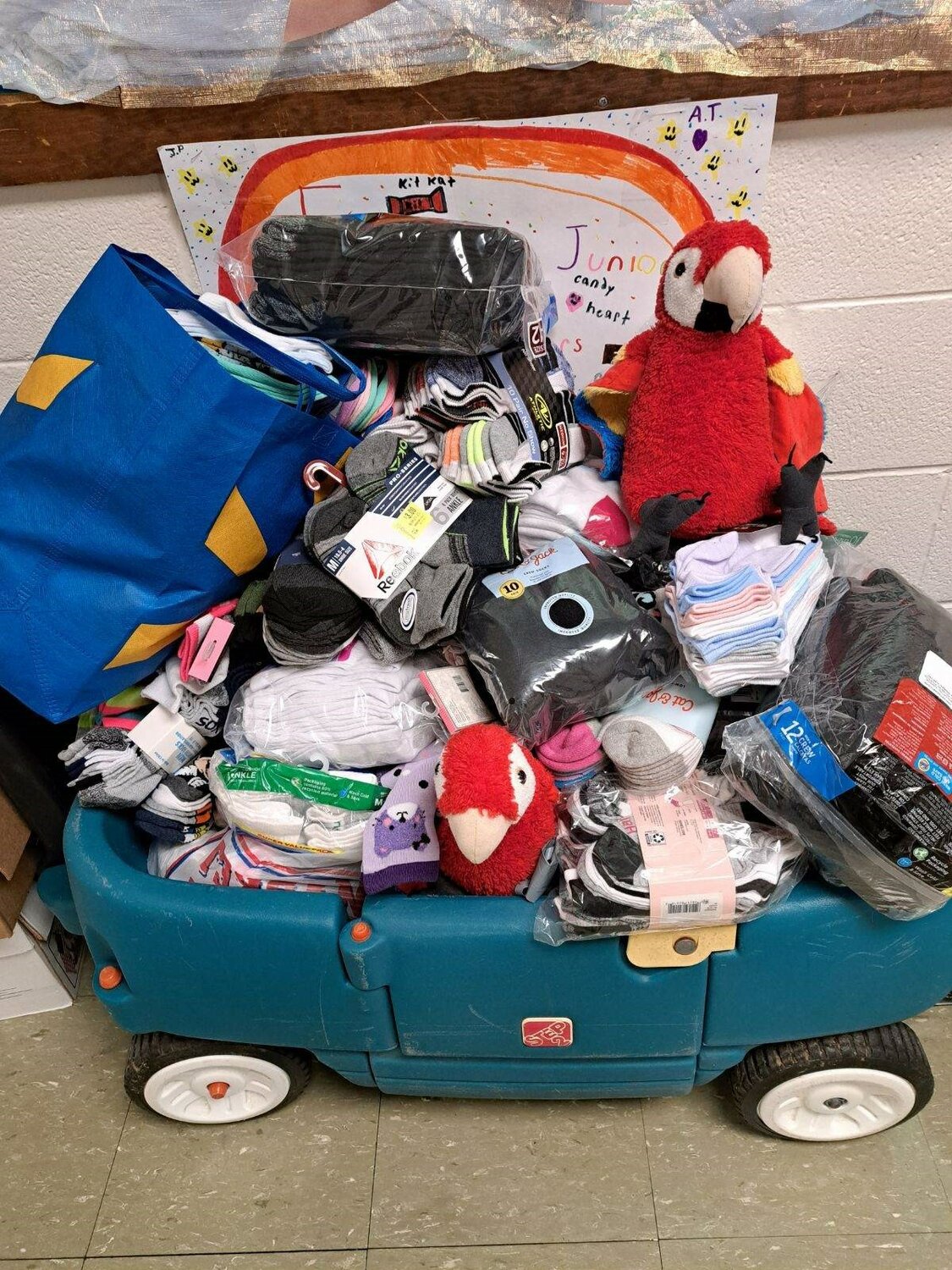 Orlo Avenue School Feinstein Junior Scholars held a SOCKtober drive and collected 1,434 pairs of socks. Thank you to the community for helping us surpass our goal.  The socks were donated back to the community through Hope and Faith.