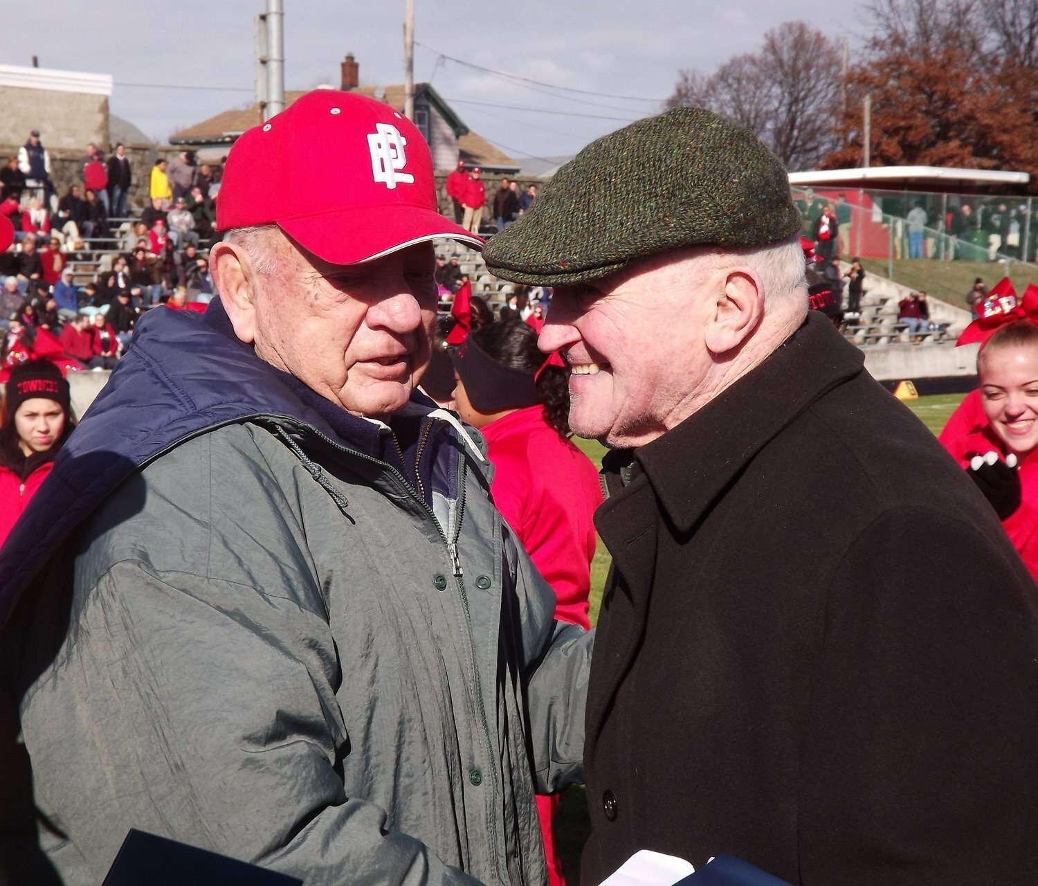 Legends of Thanksgiving. Former EP coach Bill Stringfellow, Left and former EP and LSA coach, the late Jim Deffley in 2014
