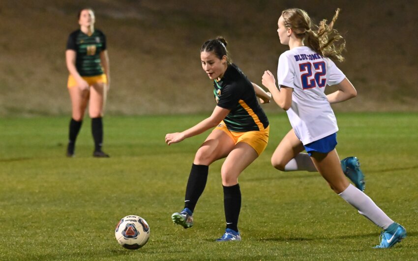 ROSports File Photo: Senior Mascha Theijs was one of a few Lady Raiders to have a scoring chance Friday.