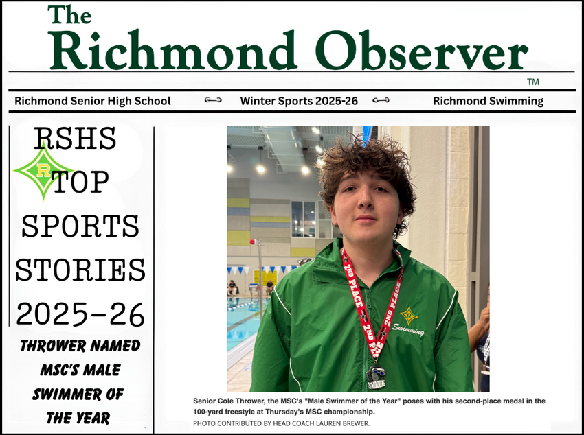 TOP SPORTS STORIES: Thrower named MSC's Swimmer of the Year