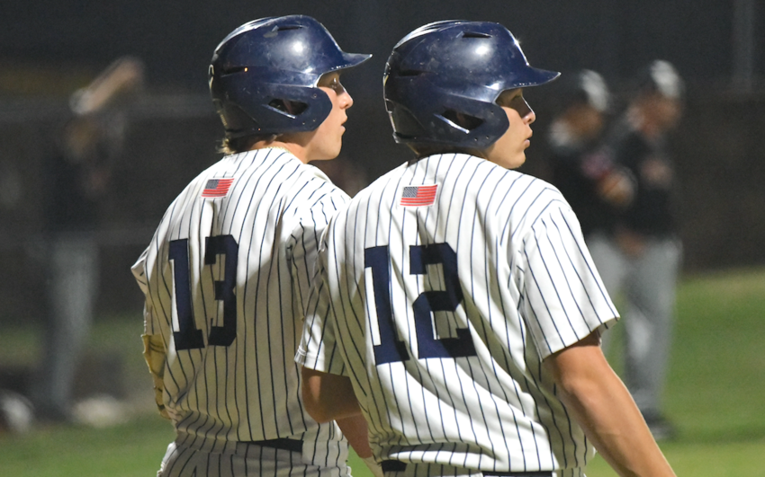 Caden Nolan (13) went 4-for-5 with a homer, 2 doubles and 3 RBI Tuesday, while Evan Hodges (12) had 3 singles and 2 RBI.