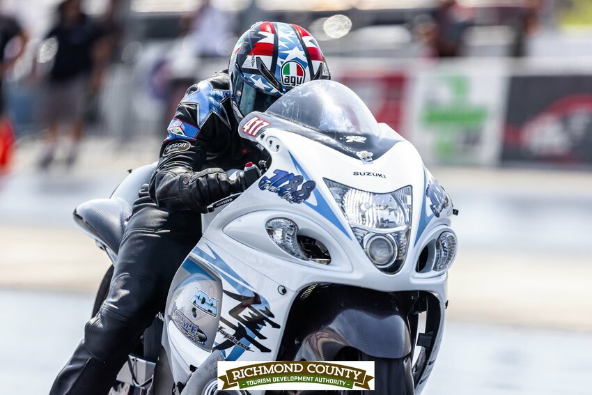 Jamie Lopes broke the XDA ET record in the Real Street Class on June 28 at Rockingham Dragway.
