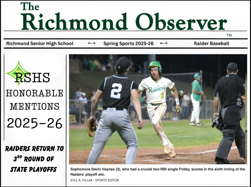 top sports stories HONORABLE MENTION: Raiders return to 3rd round of playoffs ROCKINGHAM — When the Richmond Raider...