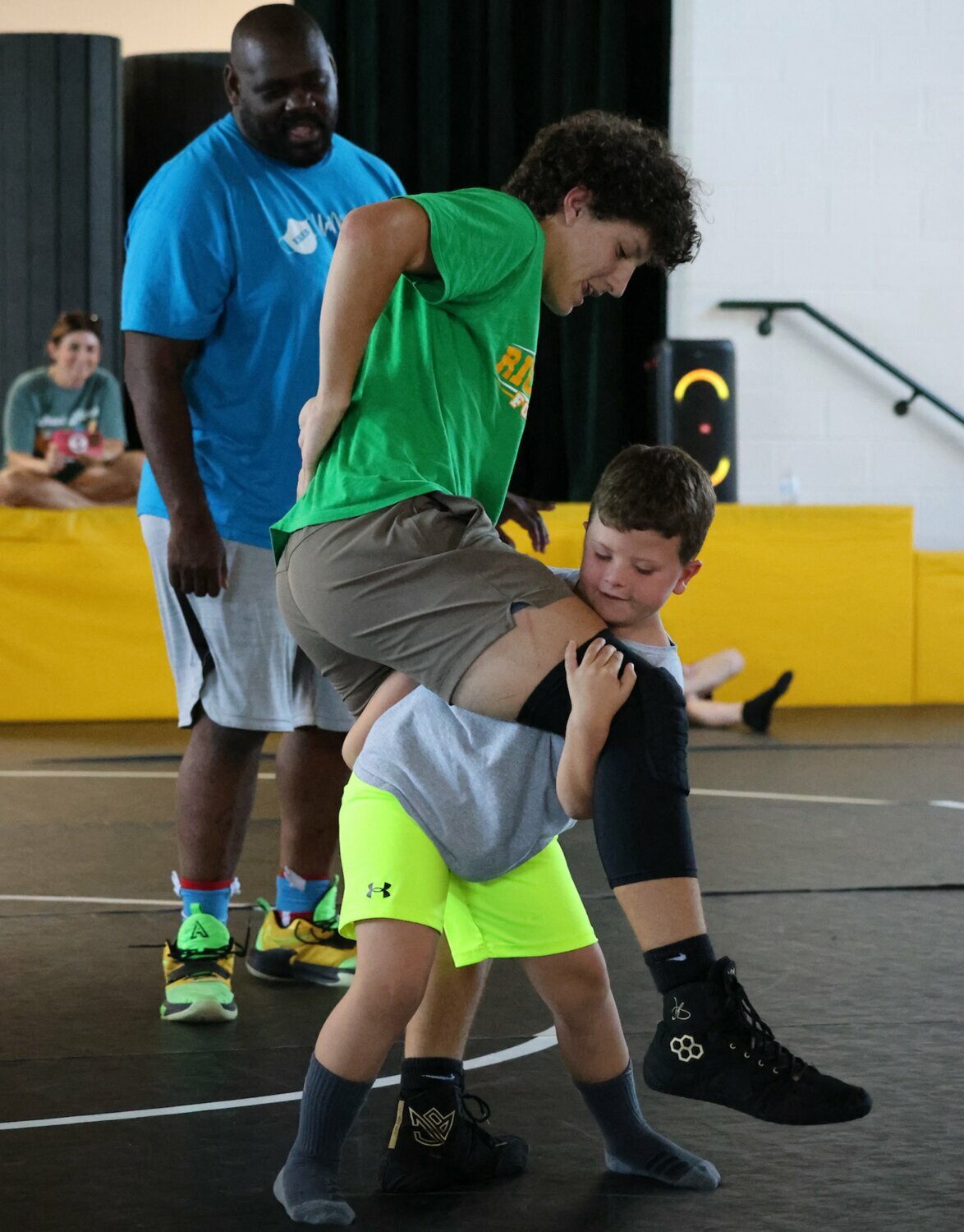 ROSports File Photo: A photo of Konner and Maveryck Gardner during Richmond's wrestling camp last summer.