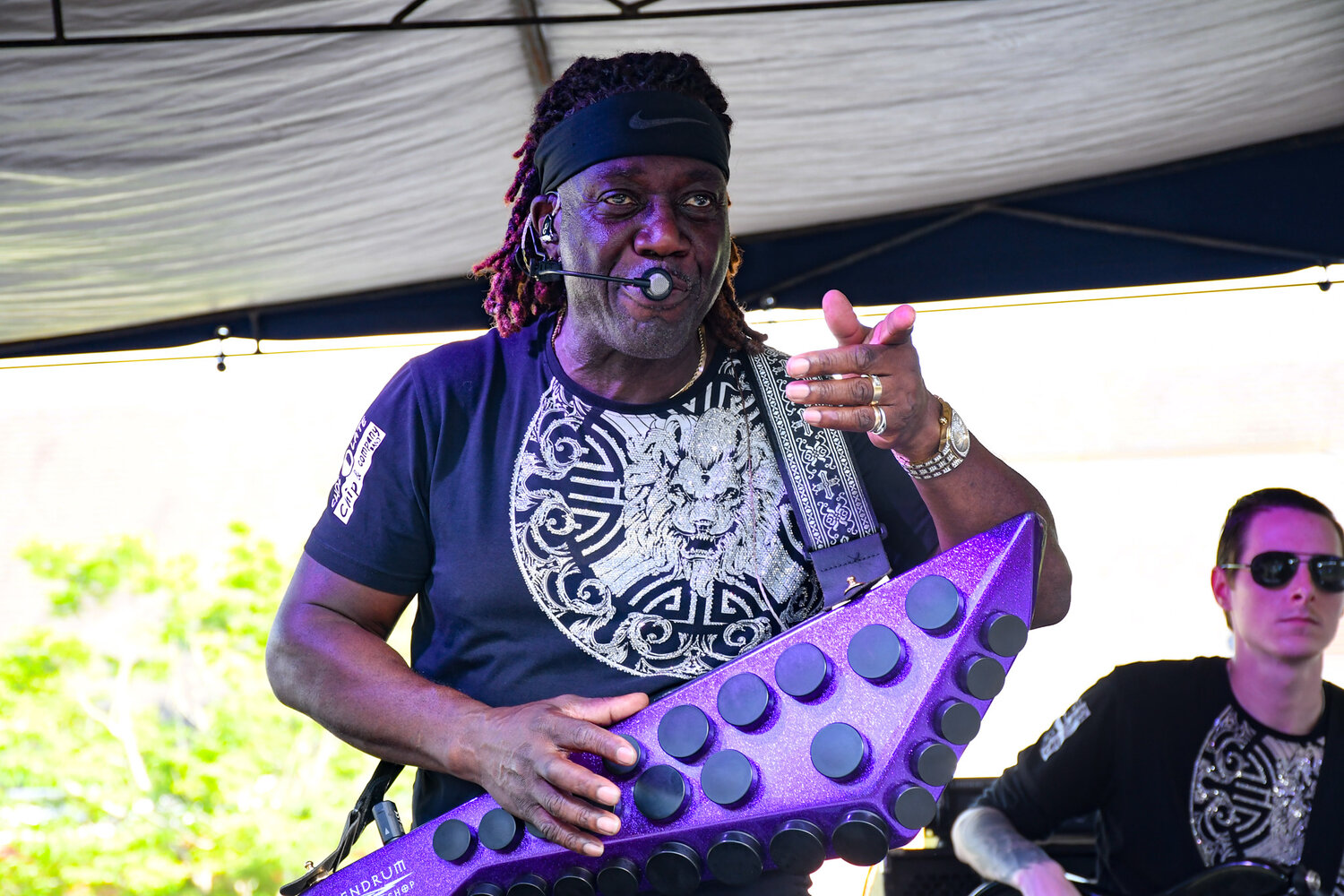 Chocolate Chip bringing the funk to Rockingham's Plaza Jam