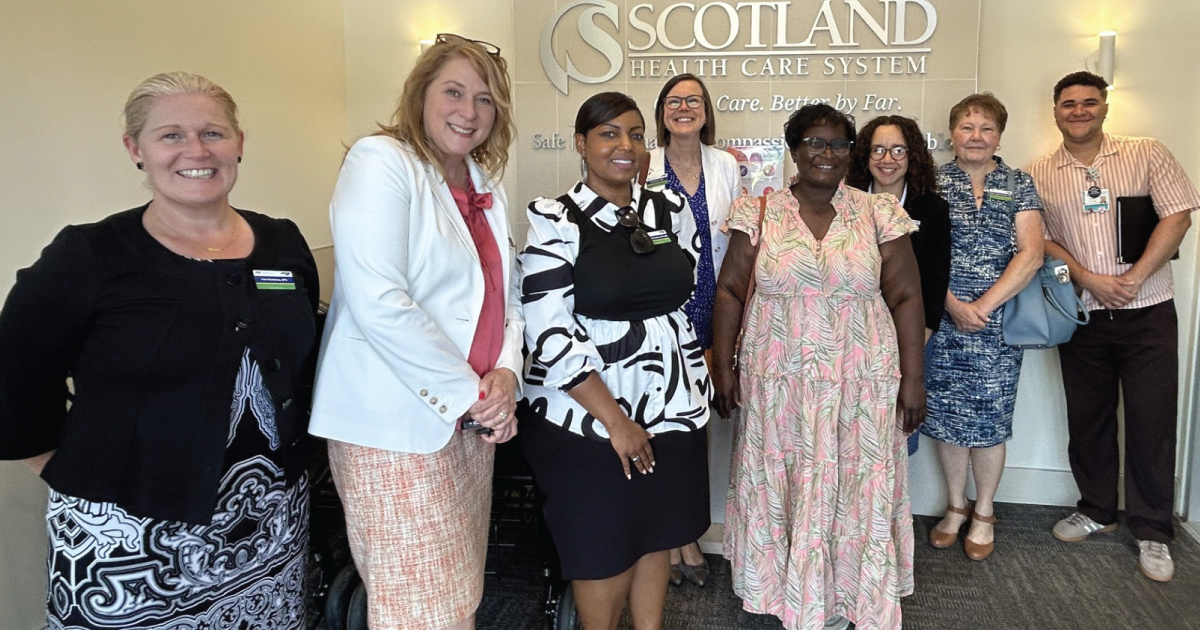 Scotland Health showcases rural innovation and community impact in visit with North Carolina Healthcare Foundation