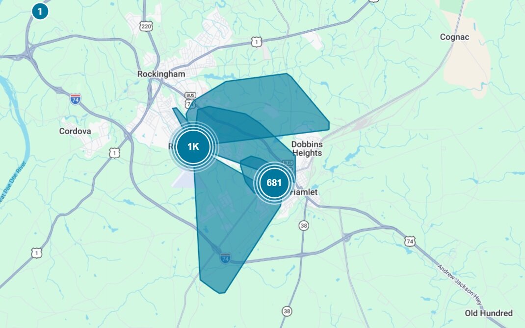 Thousands of Duke, Pee Dee Electric customers without power