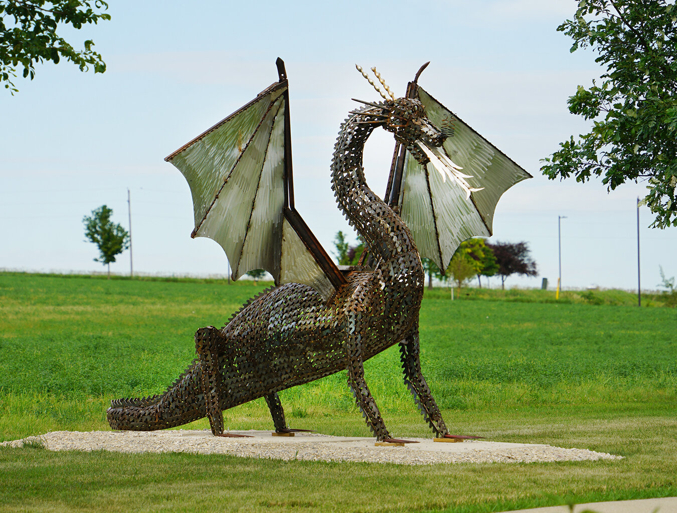 Dragon debuts along Aurelia walking path