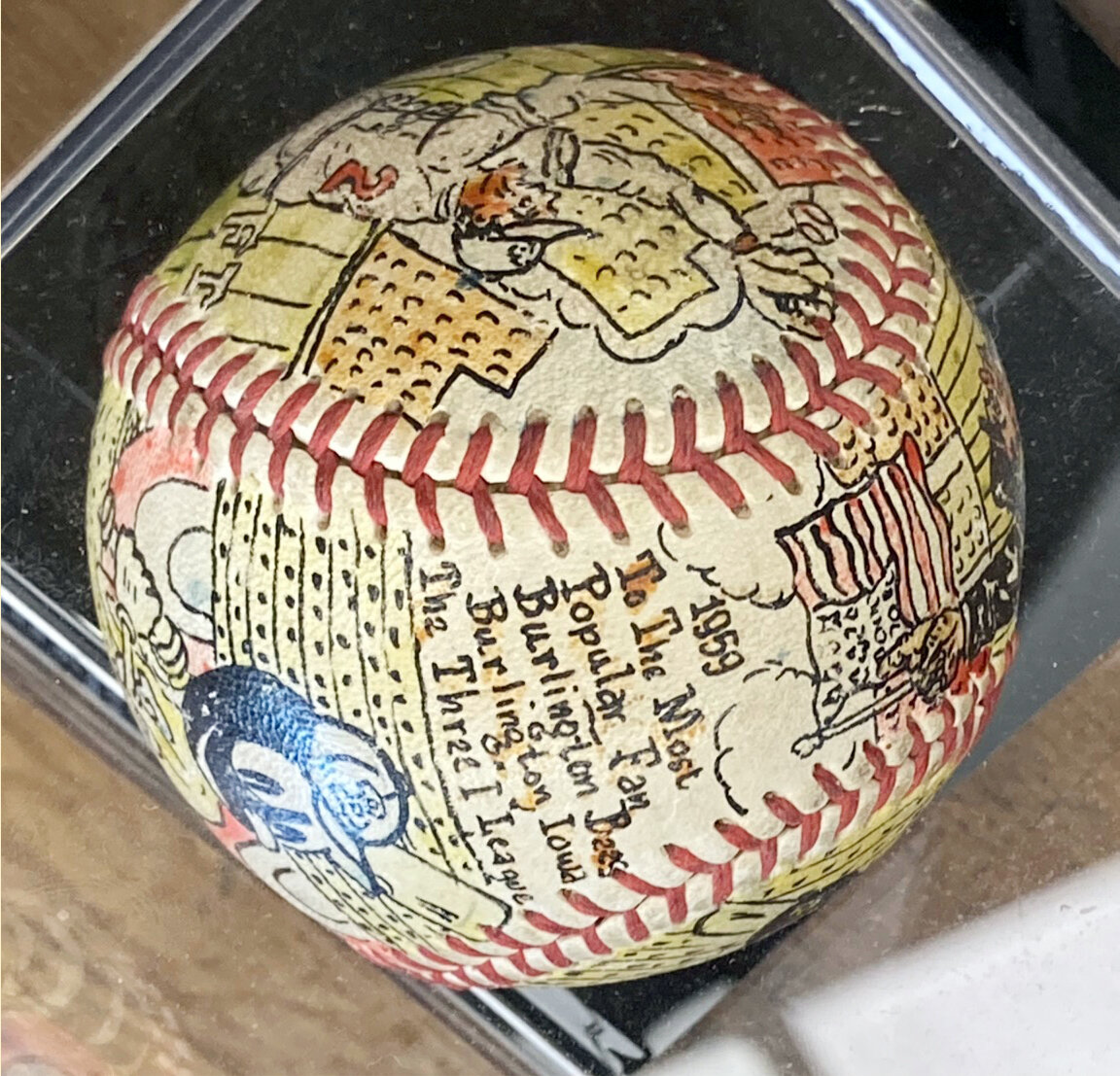 On display at Witter Gallery: When a baseball becomes a canvas