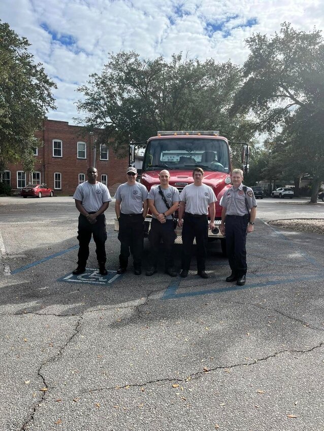 Rashen Pinckney, Ryan Barnett, Max Rudolph, Lance Shuman, and Captain Paul Siegel