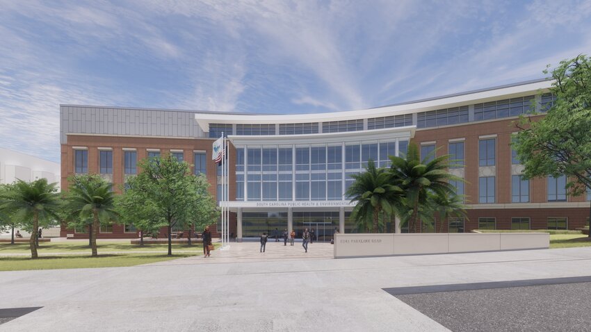Rendering of new DHEC laboratory