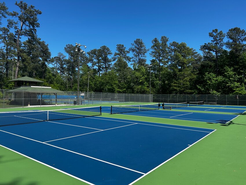 Forest Hills Tennis Courts newly resurfaced
