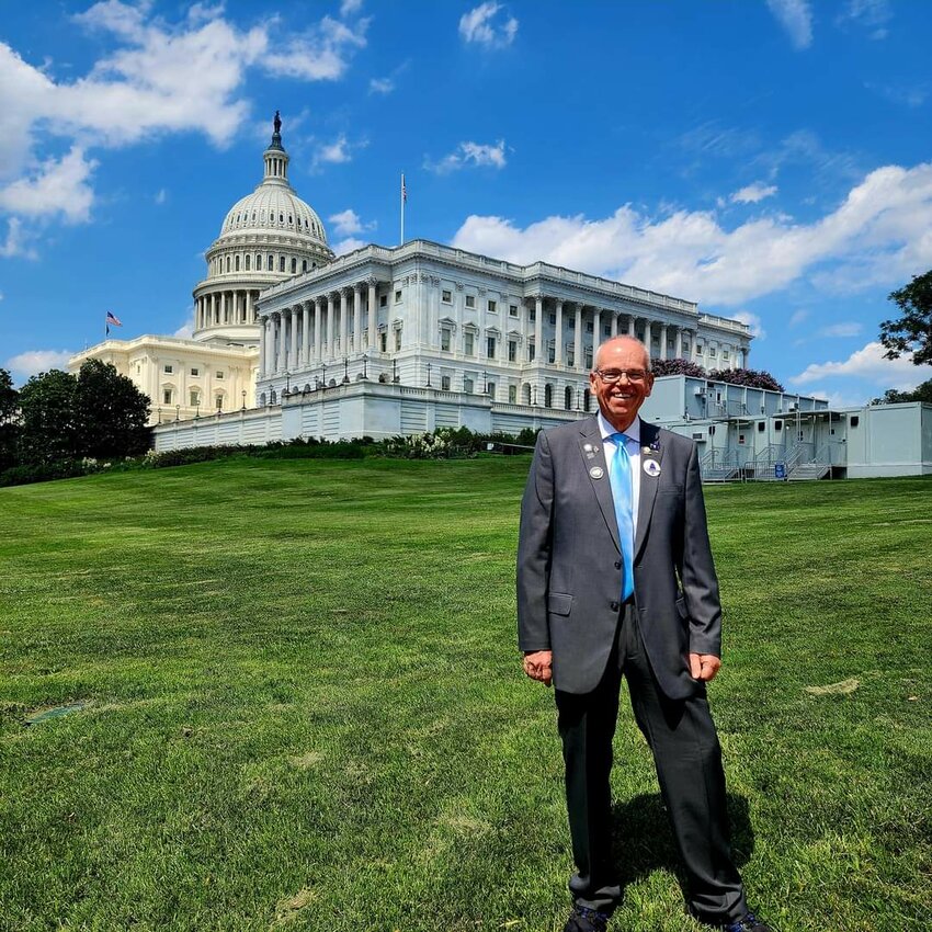 Tom Finigan at the US Capital in Washington, DC