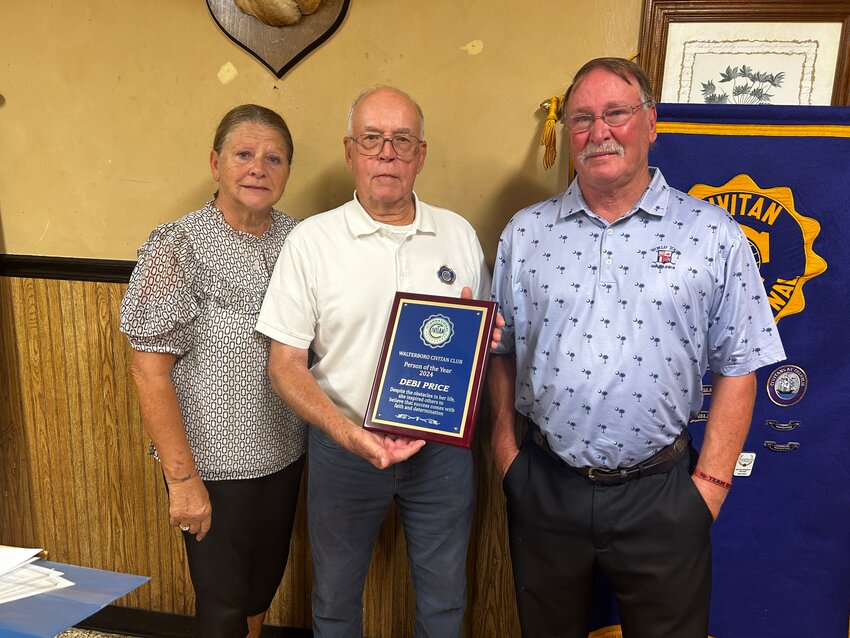 L to R; Wanda Reynolds Price, Donald Davis and Casey Price