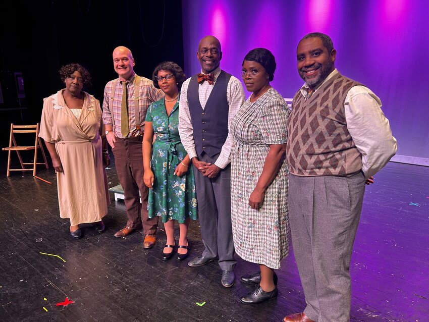 L to R: Sonja Reed, Michael Smallwood, Zania Cummings, Keith Alston, Michele Powe, and Josh Wilhoit