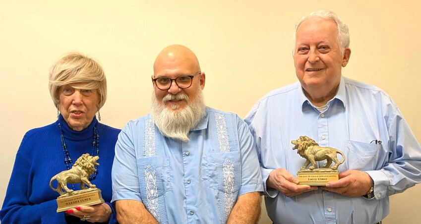 L to R:  Marsha Ulmer, Matthew Hiott, and Larry Ulmer.