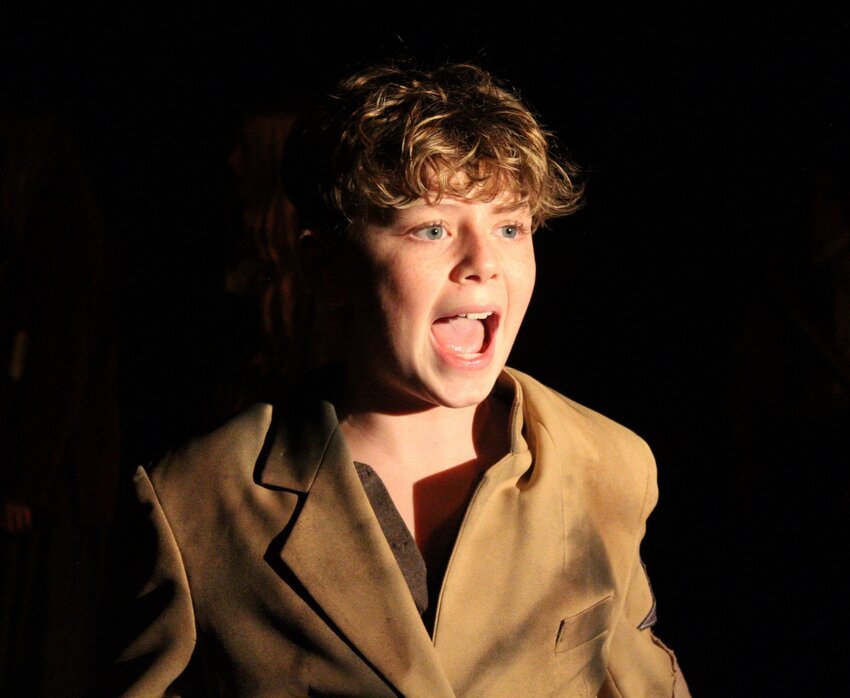 Andrew McGuire stars as Gavroche and Major Domo in Limelight’s production of “Les Misérables School Edition.”