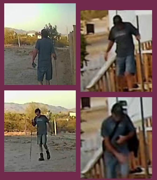 Photos of Chad Holvig the day he went missing.