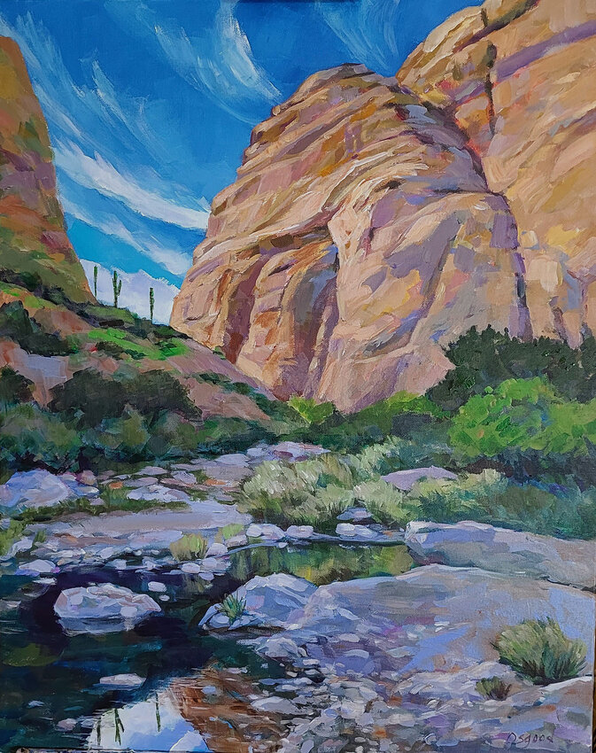Works by Ann Osgood, pictured, will be featured in “Contemplation” in downtown Phoenix.