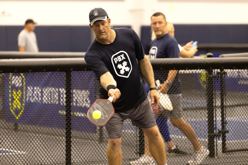 Two-time MLB All-Star Brad Penny, seen at a pickleball event Aug. 14 in Sarasota, Florida, will be on hand representing PBX Pickleball in Glendale on Oct. 17.