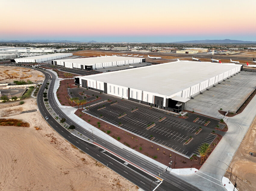 Airpark Logistics Center, located on the southeast corner of Yuma Road and Bullard Avenue directly adjacent to Phoenix Goodyear Airport, sold for $184 million.