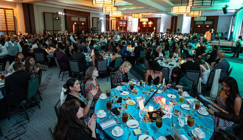 The community turned out in record numbers at the Silver & Turquoise Ball.