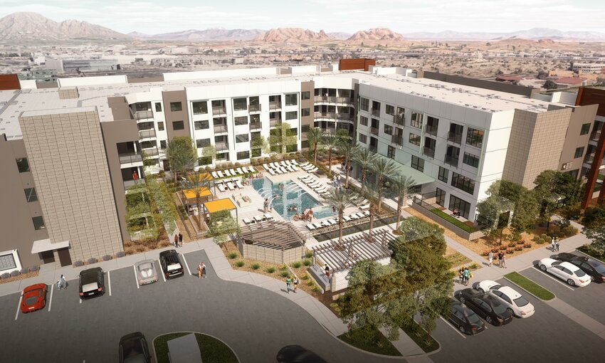 Alanna will offer 320 apartments and 10,000 square feet across four buildings.
