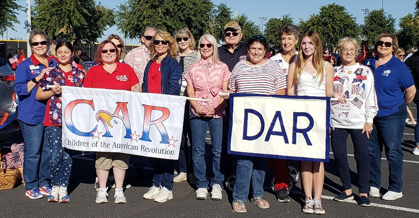 Glendale-based Anasazi Chapter of the National Society Daughters of the American Revolution attended the Surprise Veterans Day Parade.