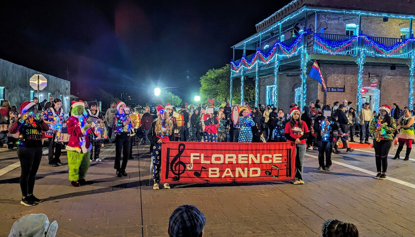 The Florence High School Marching Band won the Best Marching award. (Town of Florence)