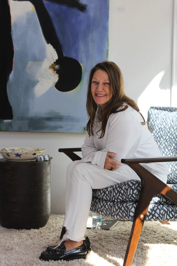 Denise Kilmer is an abstract artist. (Independent Newsmedia/Cyrus Guccione)
