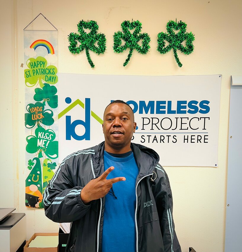 Steven visited the Homeless ID Project’s campus after all his documents were stolen while living on the streets. The program helped him replace his state ID, which he needed for his housing search. (Photo courtesy of the Homeless ID Project)