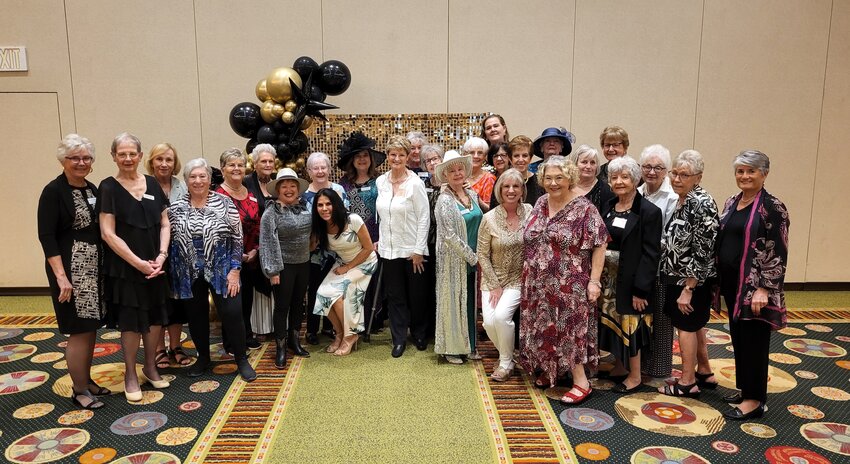 Fountain Hills Women’s Club members at the 50th Anniversary “Gold in Them Hills” Gala Luncheon and Fashion Show. (Submitted photo)

