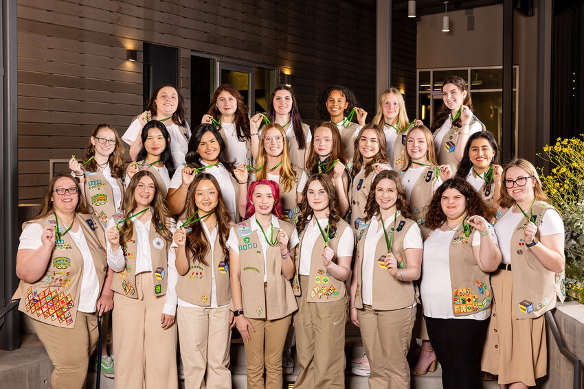 A large number of Valley Girl Scouts have earned the Gold Award this year.