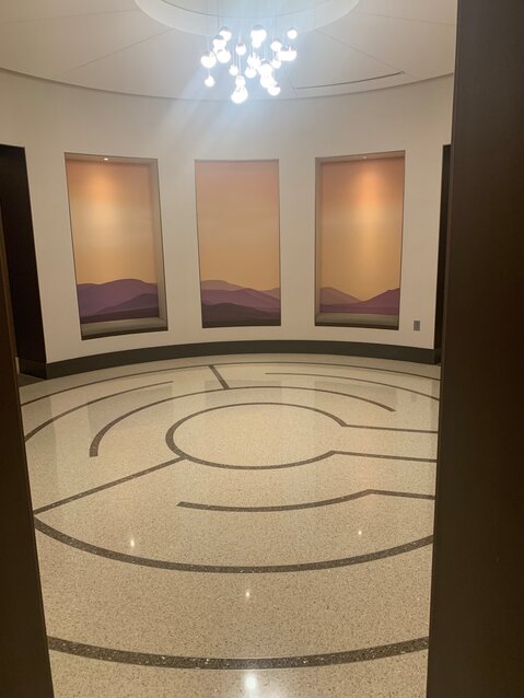 A labyrinth in the Mayo Clinic Hospital in Phoenix. (Photo courtesy of Beth Dyer)