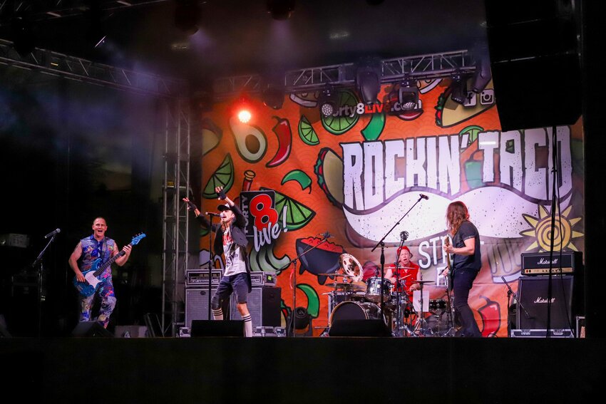 Bottoms Up, a Van Halen tribute band, is the headliner at the 13th Annual Rockin’ Taco Street Festival Sept. 14 in Chandler.