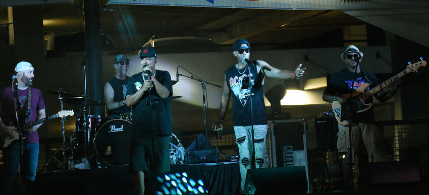 There was plenty of entertainment at the Santan Brewing Oktoberfest, held Sept. 28 at A.J. Chandler Park in Downtown Chandler. Front men JJ, left, and Andre, and their group PickupLines covered songs from at least five different decades. 