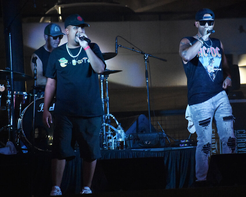 There was plenty of entertainment at the Santan Brewing Oktoberfest, held Sept. 28 at A.J. Chandler Park in Downtown Chandler. Front men JJ, left, and Andre, and their group PickupLines covered songs from at least five different decades. 