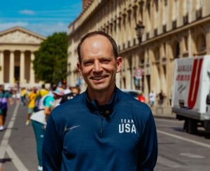 Rocky Harris, Chief of Sports and Athlete Services at the USOPC, said at the end of the day, interment “played a small part in making my grandfather the person that he was.” (Photo by Savannah Bowie/Special for Cronkite News)