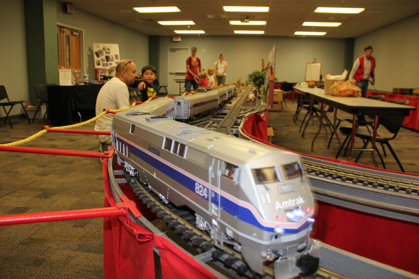 The model railroad display offers more than 500 square feet of space featuring a wide range of G-scale (garden-size) model trains.