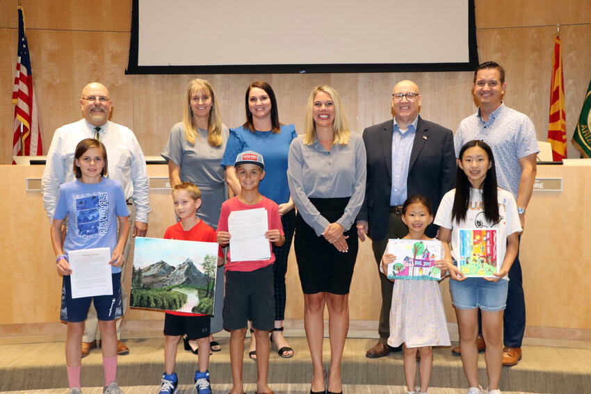 Winners of last year's Constitution Week Student Art &amp; Essay Contest were recognized by the Queen Creek Town Council. Submissions for this year's contest are due Aug. 26.