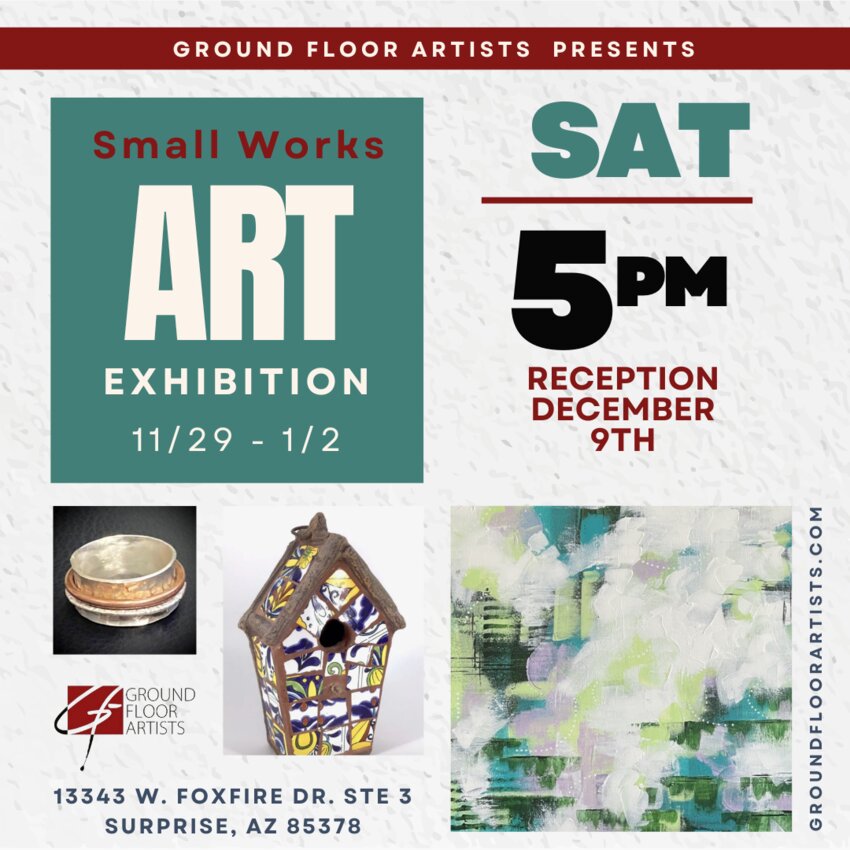 Small Works Exhibition at Ground Floor Artists | Fountain Hills Times