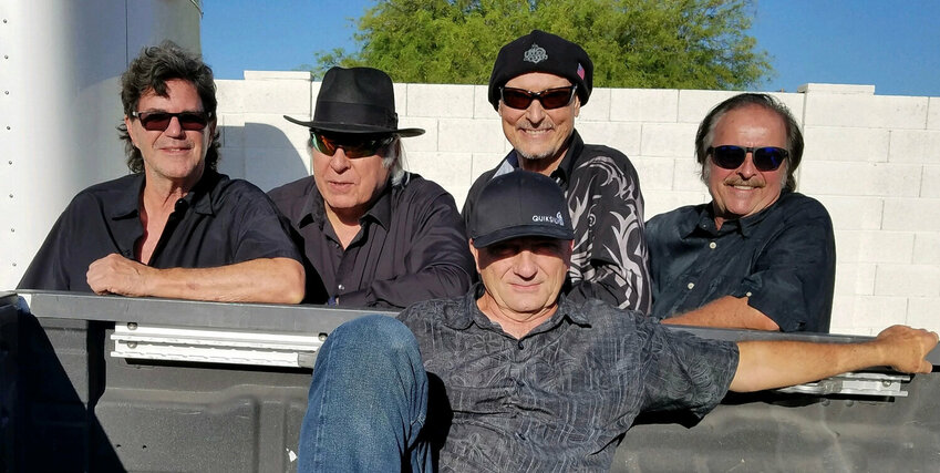 From left, Kevin Burke, Denny G, Joe Estok, Larry Hill and, in front, Dan Krohn as AZ Playbacks will perform in Peoria twice in May and in Phoenix once.