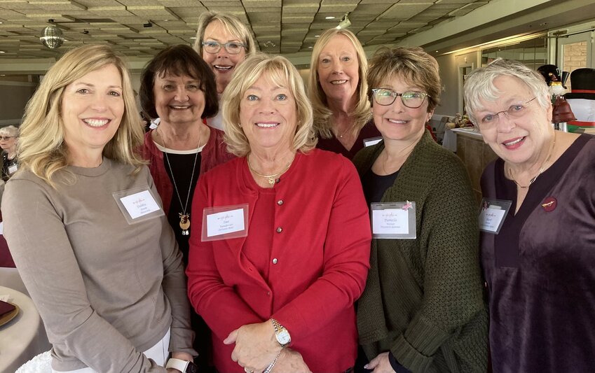 Pictured, in front, are Debbie Fenske, Sue Vandevier, Pam Weiner and Barb Porter; in back are Mary Jo Perez, Kim Nance and Debbie Mitchell.