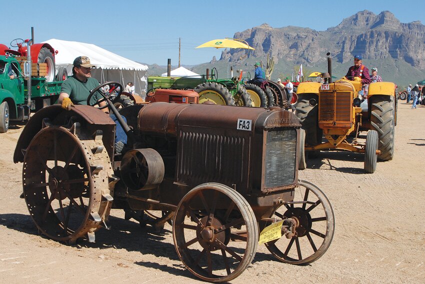 A tractor at the 2008 Arizona Early Day Gas Engine and Tractor Association show in Apache Junction.
