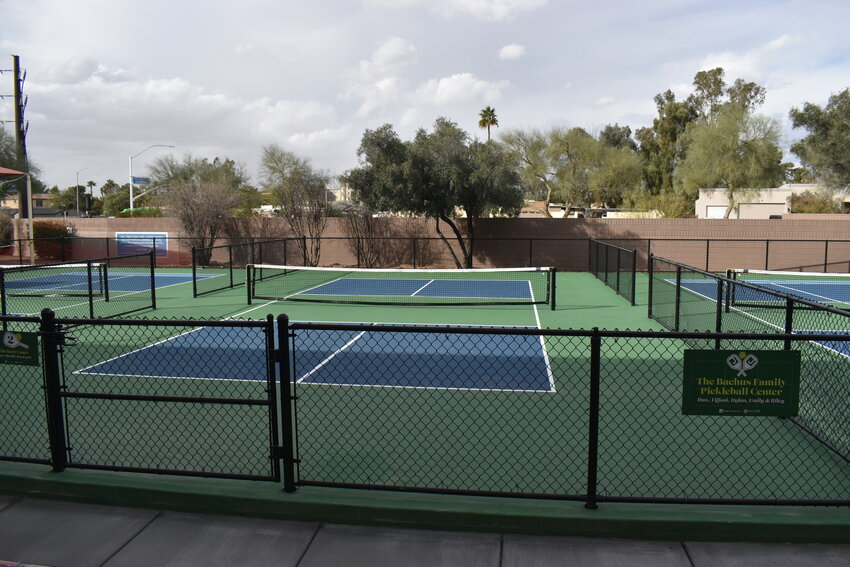 The new Bachus Family Pickleball Center at the Valley of the Sun JCC opened on Sunday, Jan. 28. (Independent Newsmedia/George Zeliff)