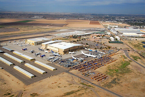 A picture of Goodyear Airport by the city of Phoenix.