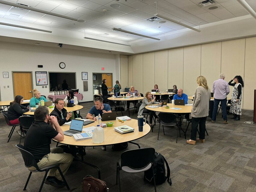 Teachers in the Deer Valley Unified School District go through an MCREL professional development training course Jan. 30. The district unveiled its 2024-25 benefits plan for employees during the Feb. 13 board meeting.