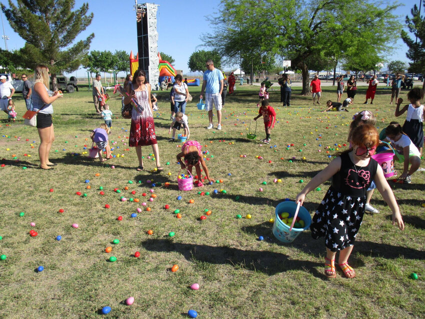 Thousands of plastic, prize-filled eggs will be placed throughout two fields at Heritage Park for Florence&rsquo;s Eggstravaganza on Saturday, March 23.